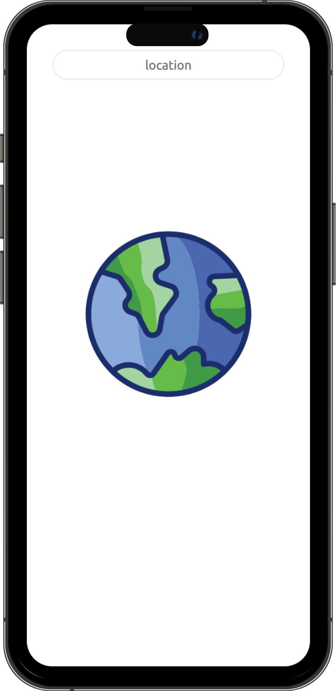 weather app screenshot